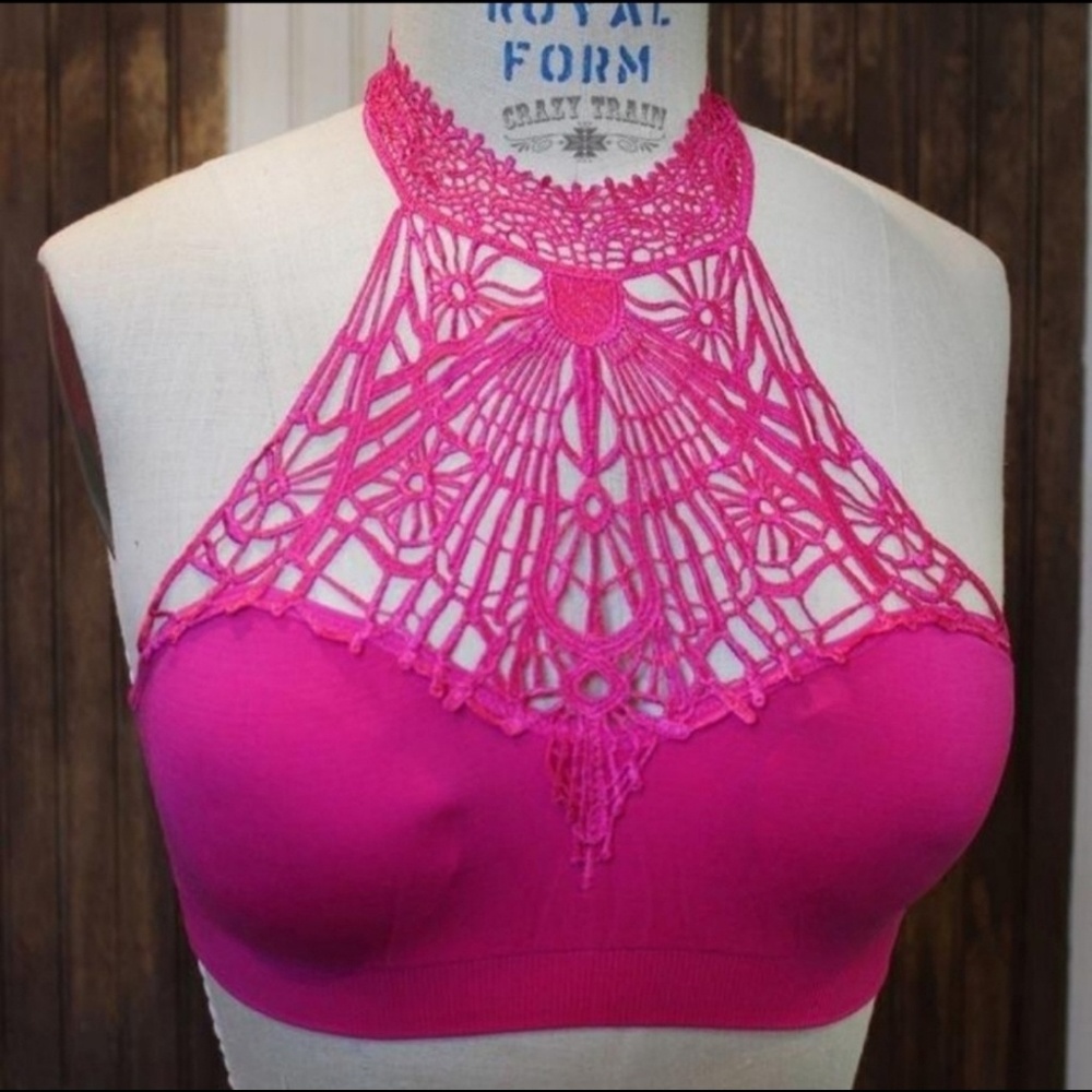 PINK Crazy Train Halt Who Goes There Bralettes